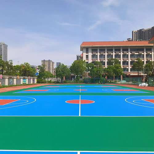 汕头金中华侨试验区学校硅PU球场